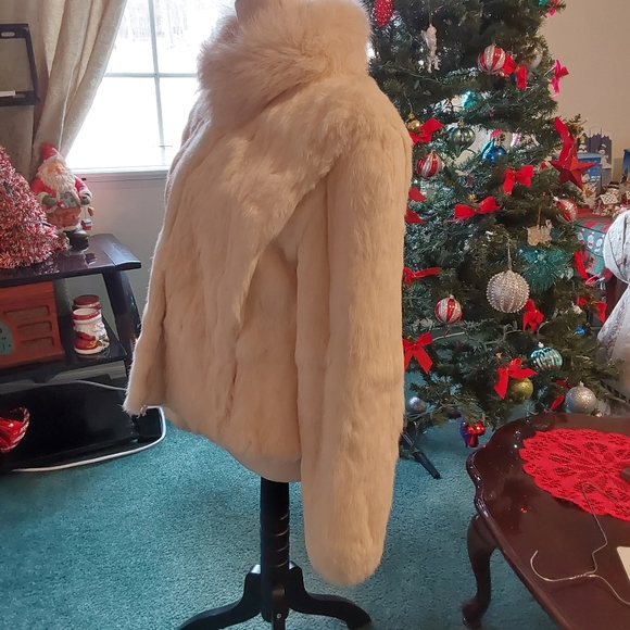 unbranded Jackets & Coats Vintage 0 Genuine Rabbit Fur Coat Made In